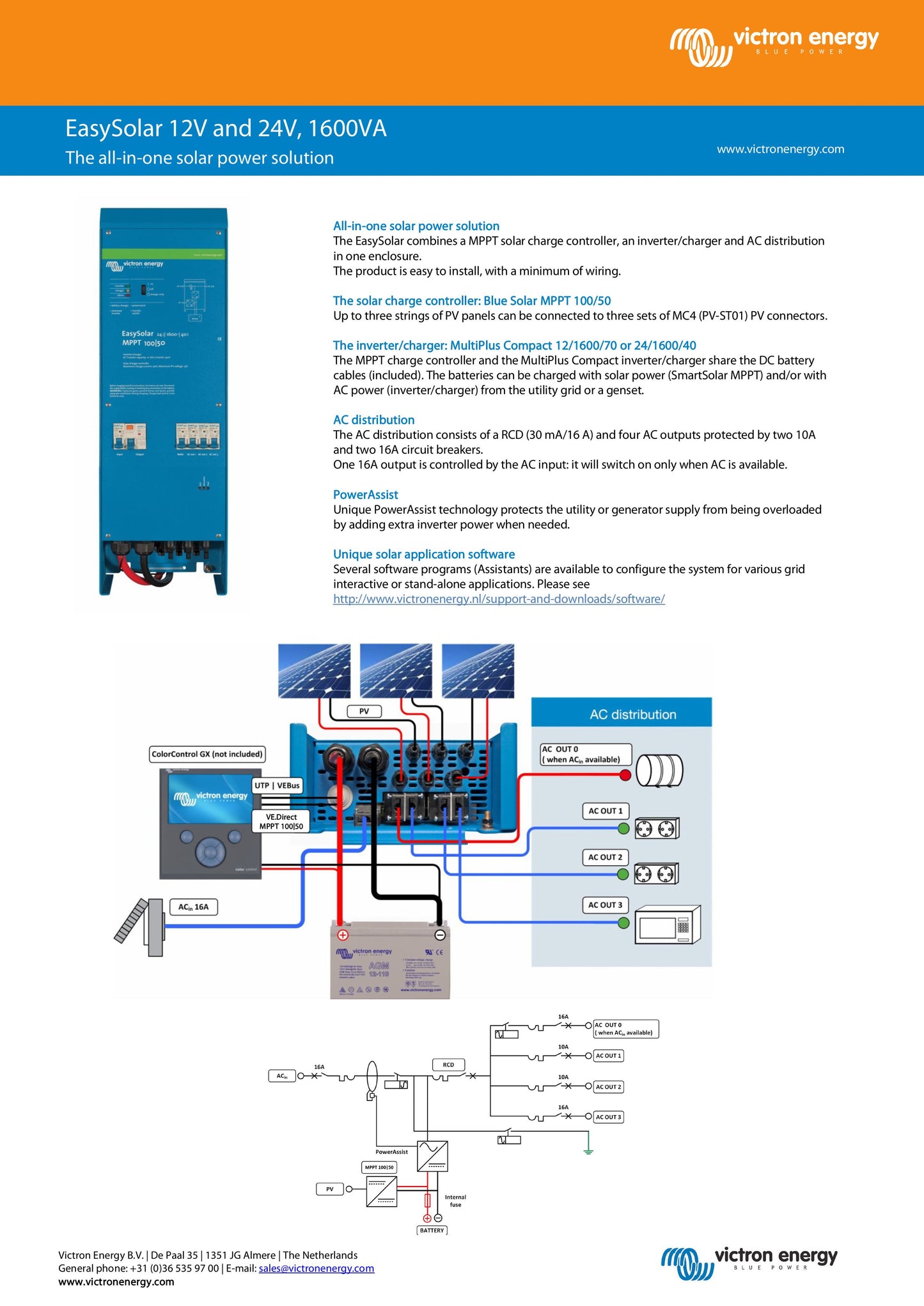 Victron EasySolar 12V 1600VA 12/1600