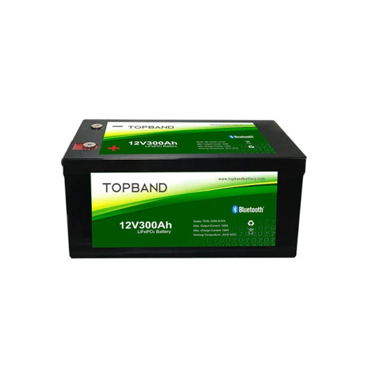 Topband B Series 12V 300Ah Lithium/LifePO4 Battery with Bluetooth