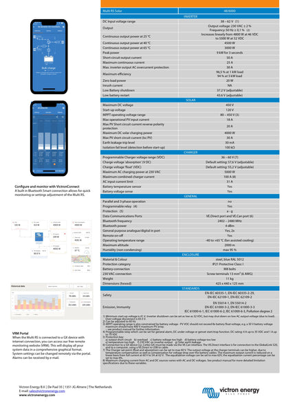 Victron Energy Multi RS Solar 48V 6000VA