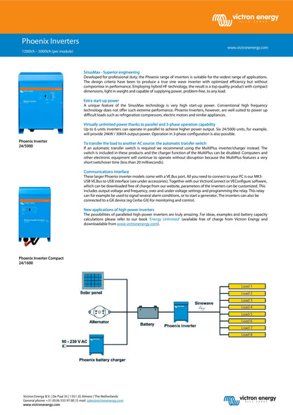 Victron Phoenix Inverter 48V 5000VA VE.Bus