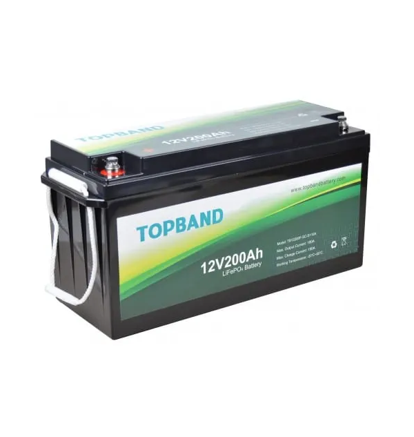 Topband B Series 12V 200Ah Lithium/LifePO4 Battery with Bluetooth