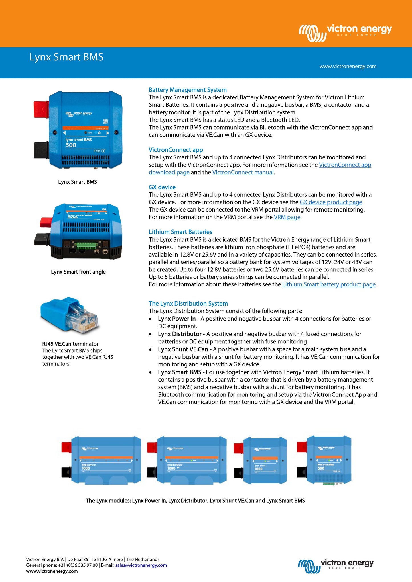 Victron Energy Lynx Smart BMS 500