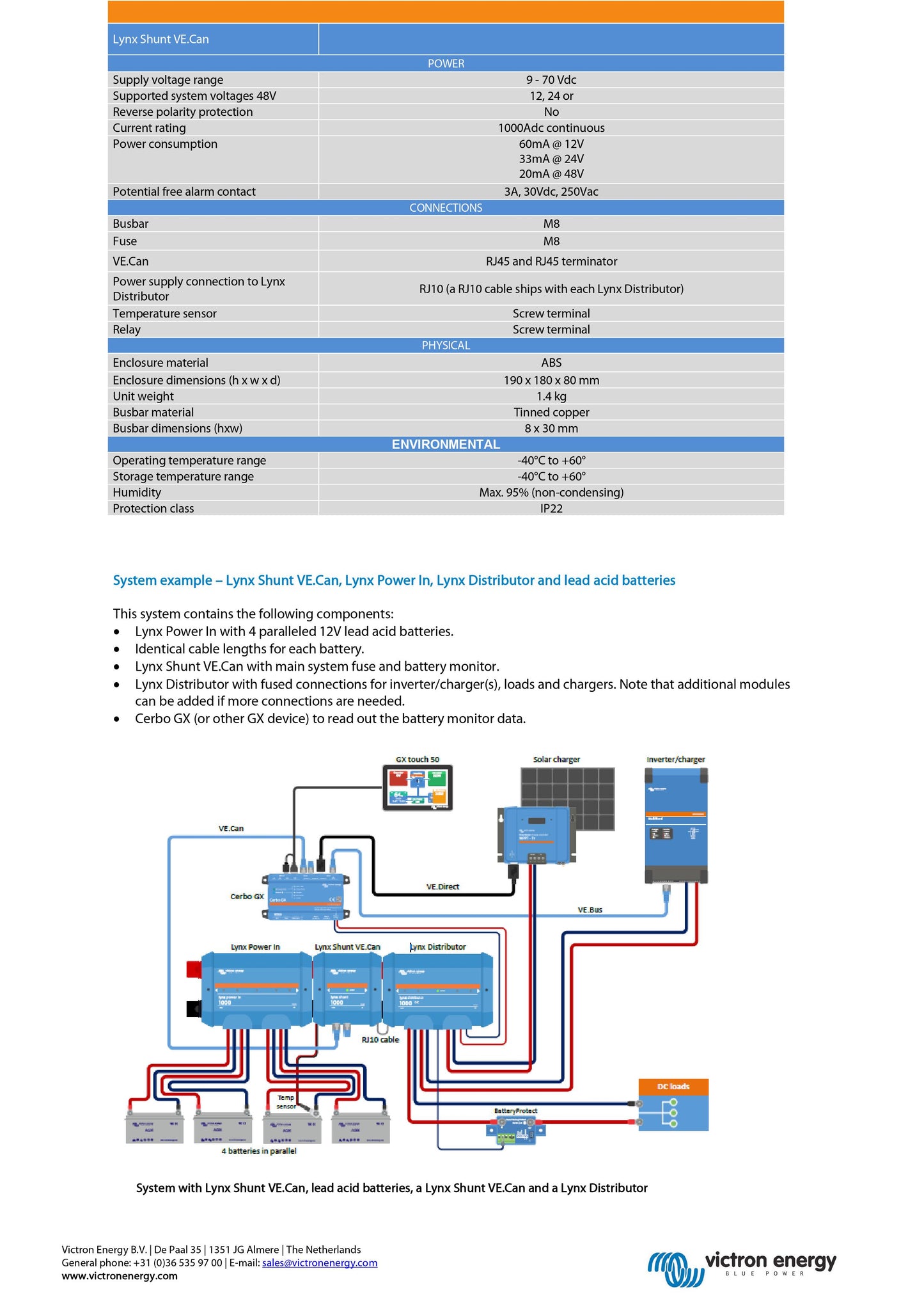 Victron Energy Lynx Shunt VE.Can