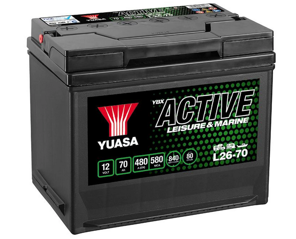 Yuasa L26-70 Leisure & Marine Battery