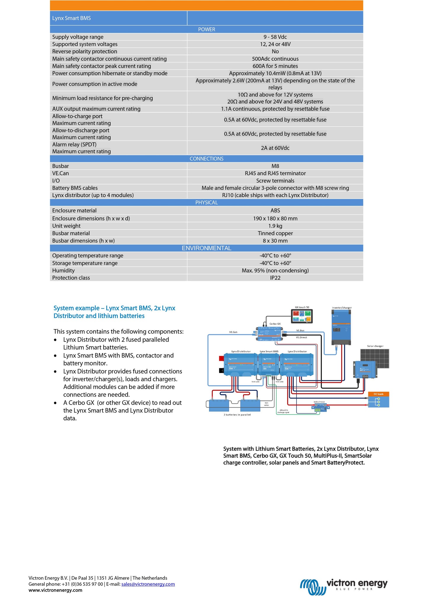 Victron Energy Lynx Smart BMS 500