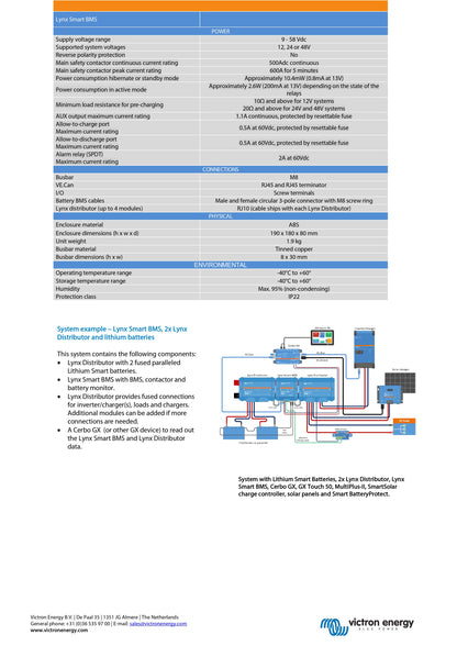 Victron Energy Lynx Smart BMS 500