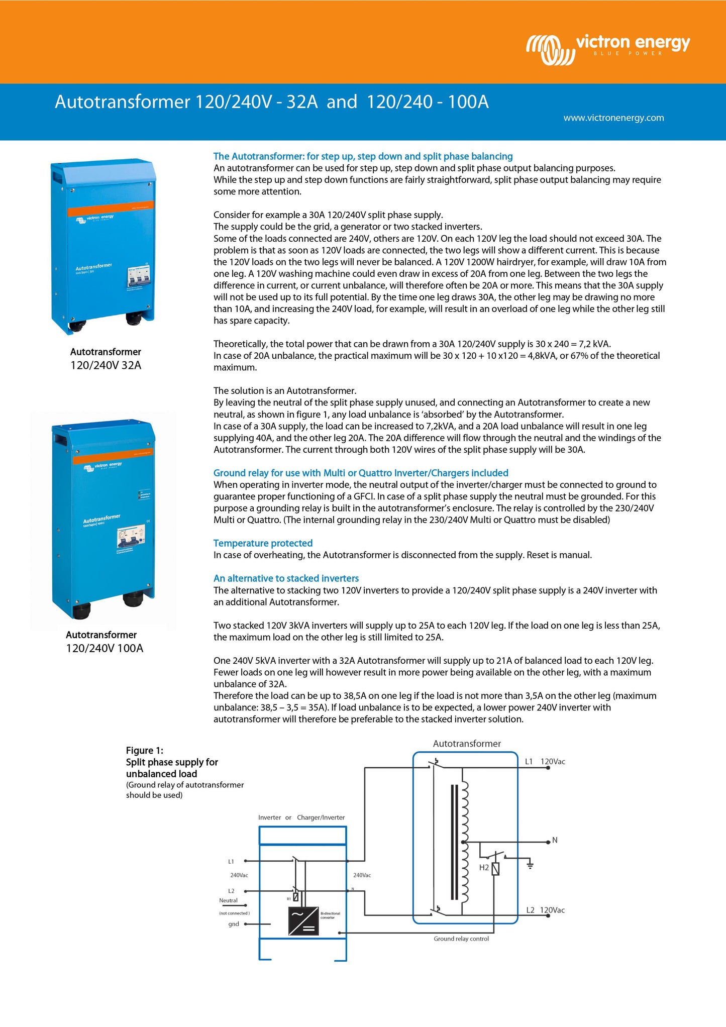 Victron Energy Autotransformer 120/240V 32A