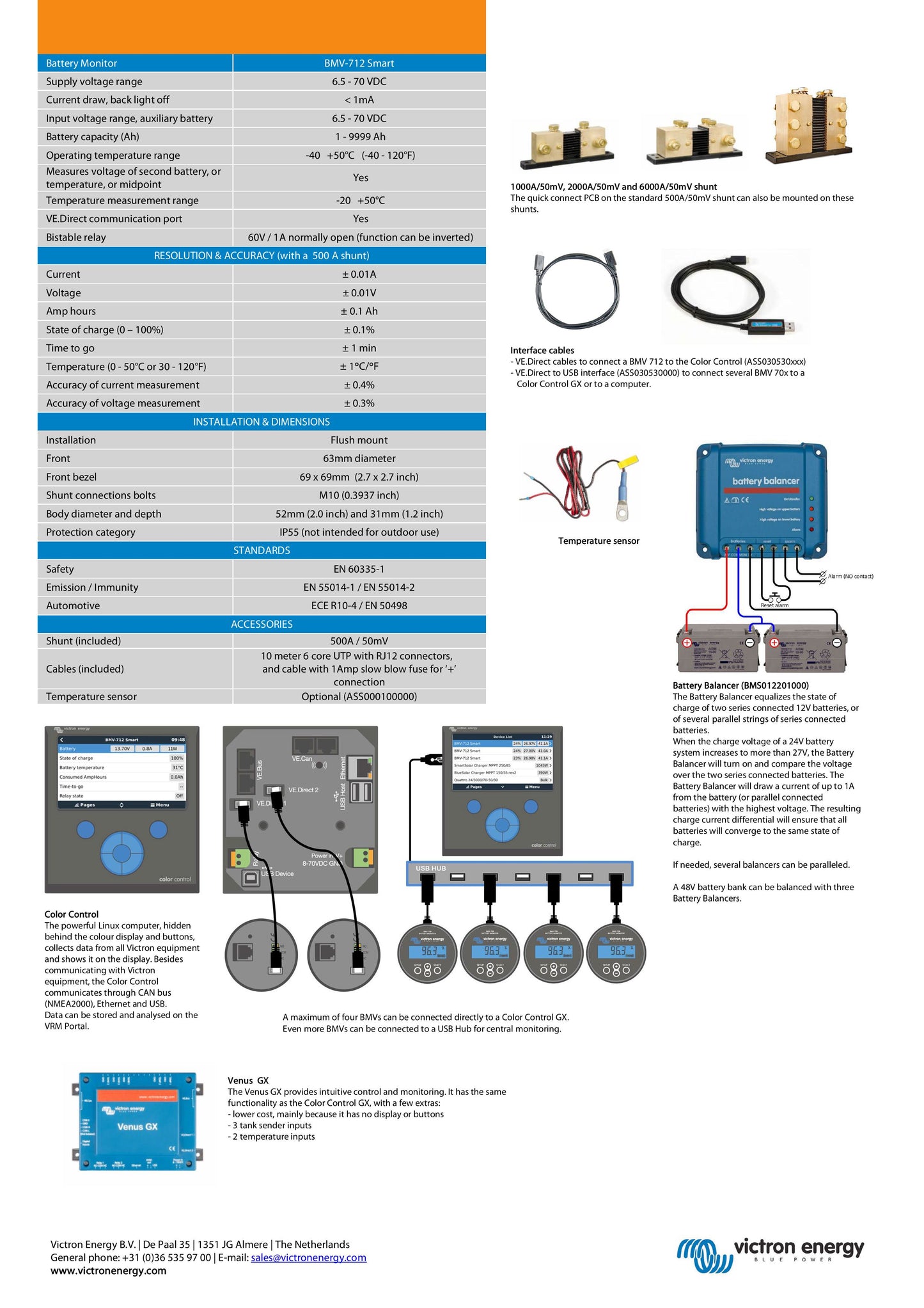 Victron Smart Battery Monitor BMV-712