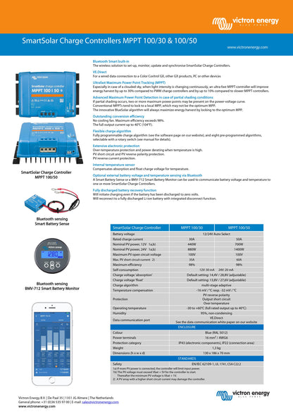 Victron SmartSolar Charger MPPT 100/30 30A