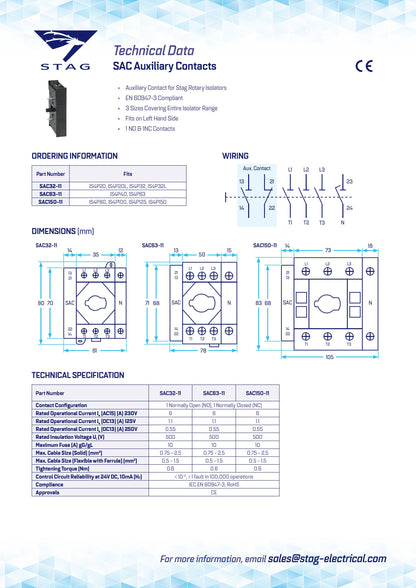 Stag Isolator Large 4 Pole 32 Amp, Enclosed PI65